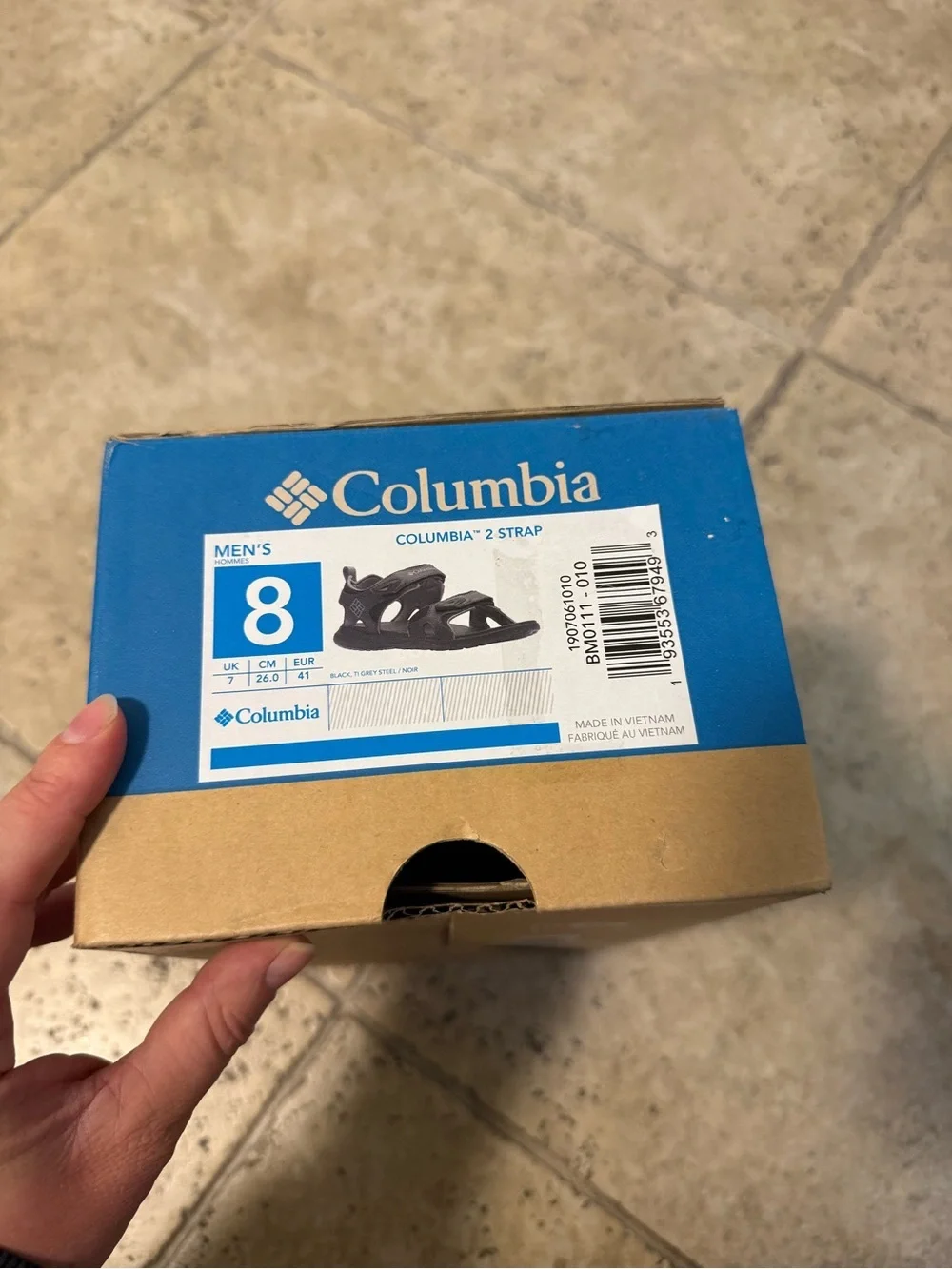 Columbia 2 Strap sandals Men’s Size 8